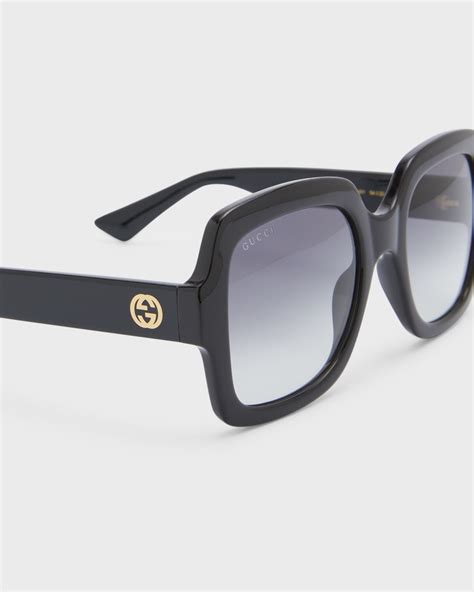 gucci sunglasses gg003s|57mm gradient square sunglasses Gucci.